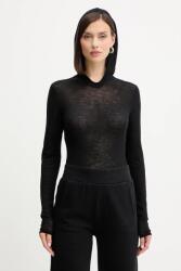 Patrizia Pepe gyapjú body - fekete 38