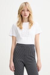 Marella pamut póló Emme by Marella - fehér XL - answear - 35 490 Ft