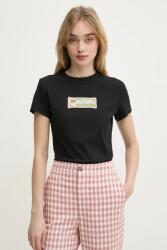 Moschino Jeans pamut póló - fekete XS