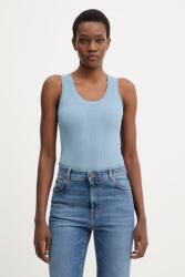 Weekend Max Mara top női viszkózzal COSE - kék S