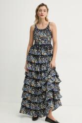 MUNTHE selyem ruha FRUMA - fekete 38