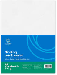 Bluering Hátlap, A4, 230 g. bőrhatású 100 db/csomag, Bluering® fehér - nyomtassingyen
