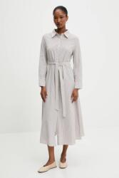 ANSWEAR vászon ruha - barna XL - answear - 15 990 Ft