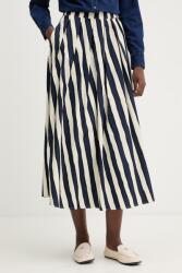 Weekend Max Mara pamut szoknya UOMO - sötétkék 38 - answear - 120 990 Ft