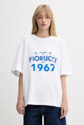 Fiorucci pamut póló White Dreaming 1967 Print Boxy Fit T-Shirt - fehér XS