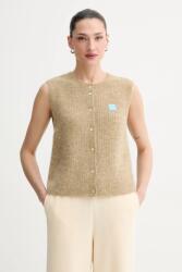 American Vintage mellény gyapjú keverékből - bézs M