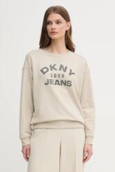 DKNY pamut melegítőfelső - bézs XS