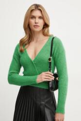Simona Corsellini gyapjú kardigán - zöld M