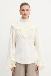 TWINSET pulóver gyapjúkeverékből - bézs L - answear - 147 990 Ft