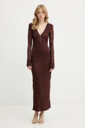 Bardot ruha - barna XS - answear - 27 990 Ft