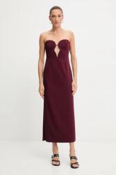Bardot ruha - burgundia XL - answear - 31 990 Ft