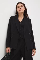 Medicine kétsoros gombolású zakó - fekete XL