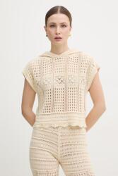 TWINSET pamut pulóver - bézs L - answear - 83 990 Ft