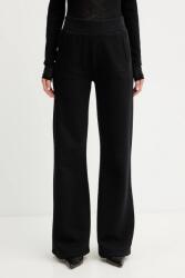 Patrizia Pepe pamut melegítőnadrág - fekete 40 - answear - 42 990 Ft
