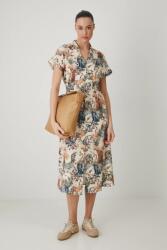 MEDICINE ruha vászonkeverékből - bézs XS