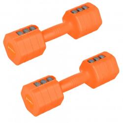 HMS Set gantere reglabile HMS HL03 2 x 2.5 KG, portocaliu (17-47-401)