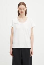 PANGAIA pamut póló Lightweight Scoop Neck T-Shirt - fehér S