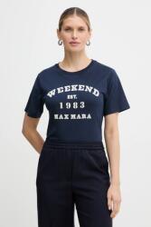Weekend Max Mara pamut póló TENUE - sötétkék S