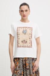 Weekend Max Mara pamut póló PANTERA - fehér S - answear - 44 990 Ft