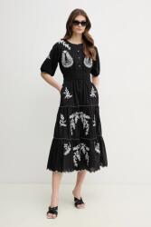 Pepe Jeans pamut ruha DESTINY DRESS - fekete M