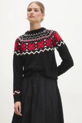 ANSWEAR pulóver gyapjúkeverékből - fekete M/L