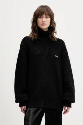 ROTATE pulóver gyapjúkeverékből - fekete M - answear - 78 990 Ft