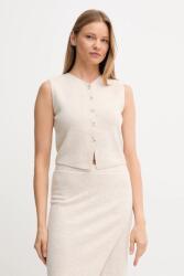 OUI gyapjú mellény - bézs 40