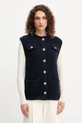 Luisa Spagnoli gyapjú mellény - sötétkék M