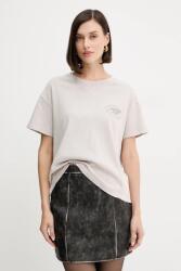 Patrizia Pepe pamut póló - bézs 38 - answear - 25 790 Ft