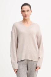Marc O'Polo pulóver gyapjúkeverékből - bézs M - answear - 44 990 Ft