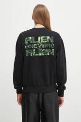 No Problemo pamut melegítőfelső Alien Shall Not Sweatshirt - fekete M