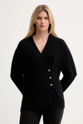 Isabelle Blanche gyapjú kardigán - fekete XS - answear - 59 990 Ft