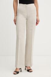 Twinset nadrág lenkeverékből - bézs 34 - answear - 101 990 Ft