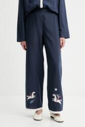 The Sleeper nadrág vászonkeverékből - sötétkék S