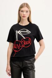 Desigual pamut póló BERLIN - fekete S