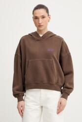 American Vintage női pamut kapucnis melegítőfelső - barna M