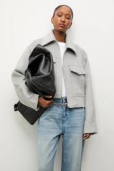 ANSWEAR gyapjúkabát - szürke XL