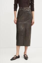 Day Birger et Mikkelsen bőr szoknya Niki - barna 38