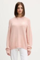 New Era gyapjúkeverék pulóver - narancssárga L