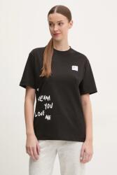 EA7 Emporio Armani pamut póló - fekete S - answear - 23 590 Ft