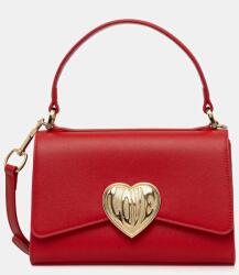 Love Moschino bőr táska - piros Univerzális méret