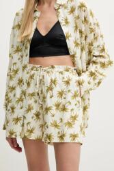 Twinset vászonkeverék rövidnadrág - bézs L