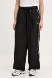 PUMA női melegítő Piping Relaxed Woven - fekete S