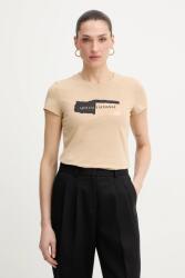 Giorgio Armani t-shirt - bézs XS - answear - 28 990 Ft