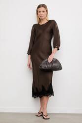 ANSWEAR viszkóz ruha - barna M/L