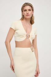 Patrizia Pepe top - sárga 38 - answear - 46 990 Ft