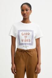 Weekend Max Mara pamut póló ARA - fehér L - answear - 27 190 Ft