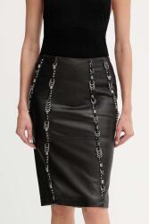 Patrizia Pepe bőr szoknya - fekete 34