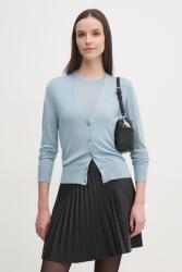 Calvin Klein kardigán gyapjú keverékből - kék XS