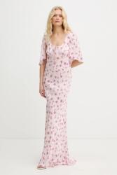 TWINSET viszkóz ruha - rózsaszín 40 - answear - 125 990 Ft